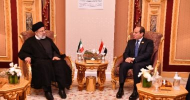 مباحثات بين الرئيس السيسي ونظيره الإيرانى على هامش القمة العربية الإسلامية