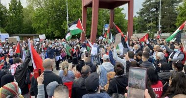 مظاهرات فى بريطانيا وفرنسا والدنمارك تطالب بوقف الحرب الإسرائيلية على غزة.. فيديو