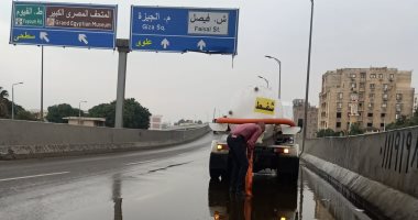 الجيزة تدفع بـ16 سيارة شفط وفرق عمل بالنقاط الساخنة للتعامل مع أى هطول للمطر