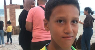 "بدر" طفل فلسطينى يحمل الجنسية البرازيلية خرج من غزة ولا ينسى أصدقاءه الشهداء