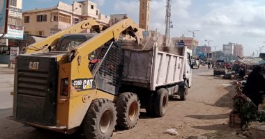 حملات مكثفة على النظافة ورفع الإشغالات وحركة نقل الركاب بمراكز ومدن كفر الشيخ