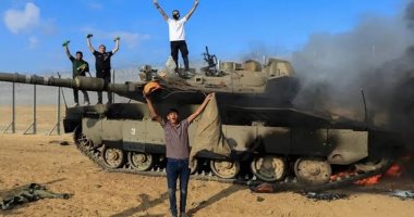 الفصائل الفلسطينية تدمر دبابة ميركافا بقذيفة الياسين 105 وسط غزة