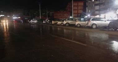 هطول أمطار على مدينتى بورسعيد وبورفؤاد.. صور