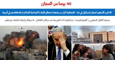 الذكرى الأربعين لمجازر إسرائيل فى قطاع غزة.. "جرائم الاحتلال" برلمانى