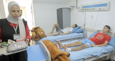 "الصحة" تبث فيديو لرسائل ذوى المصابين الفلسطينيين بالمستشفيات المصرية