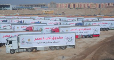 صندوق تحيا مصر يستعد لإطلاق  قافلة المساعدات الإنسانية  إلى غزة.. صور  