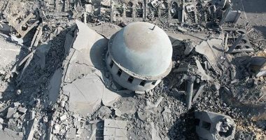طائرات الاحتلال الإسرائيلى تدمر المسجد الكبير فى مخيم المغازى وسط قطاع غزة