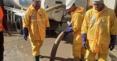 مياه كفر الشيخ : رفع حالة الطوارئ وانتشار معدات الشركة لرفع الأمطار
