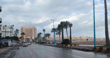 توقعات بهطول أمطار غزيرة فى الإسكندرية غدا