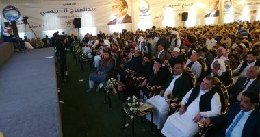 ممثل قبيلة العشيبات بمطروح: ندعم الرئيس السيسي للحفاظ على الانجازات.. صور
