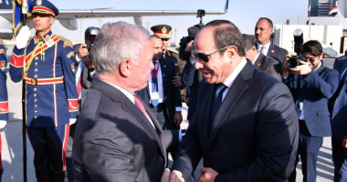 الرئيس السيسى وعاهل الأردن يرحبان بالهدنة الإنسانية المعلنة فى قطاع غزة  