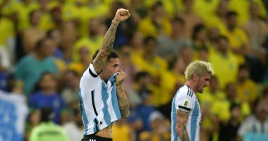 الأرجنتين تحسم قمة البرازيل بهدف أوتاميندى فى تصفيات كأس العالم.. فيديو