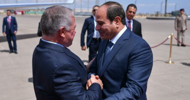 الرئيس السيسى يجدد إدانة مصر للهجوم الإرهابى على حدود الأردن مع سوريا