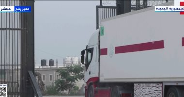 القاهرة الإخبارية: 40 شاحنة مساعدات تدخل الجانب الفلسطينى من معبر رفح
