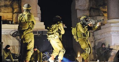 إصابة ضابط فلسطينى بقنابل إسرائيلية أطلقت على مقر الدفاع المدنى فى بيت لحم