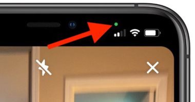 What are the green and orange dots on the iPhone screen?  – the seventh day