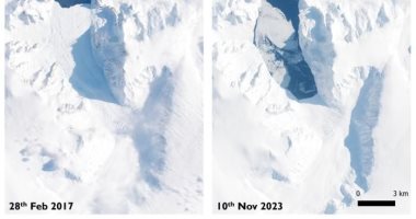 دراسة ترصد تراجع النهر الجليدى فى القطب الجنوبى بشكل كبير