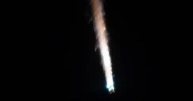 رواد الفضاء يشاهدون مركبة شحن روسية تحترق فى الغلاف الجوى للأرض.. صور
