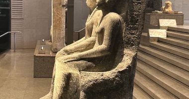 7 صور لـ  "الدرج العظيم" من المتحف المصري الكبير