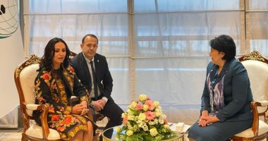 مايا مرسى تبحث مع رئيسة لجنة الأسرة والمرأة فى أوزباكستان التعاون المشترك