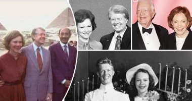 الزواج الأطول لرئيس أمريكى ..10صور تبرز علاقة الحب القوية بين كارتر وزوجته الراحلة 