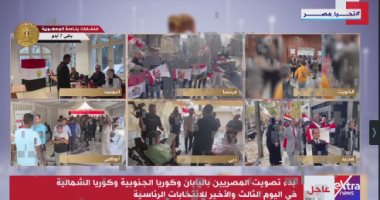 بدء تصويت المصريين باليابان وكوريا الجنوبية في اليوم الثالث لانتخابات الرئاسة