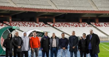 وفد من سفارة مصر بالجزائر يشهد مران مودرن فيوتشر اليوم