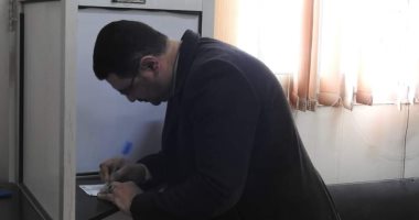 وكيل زراعة المنيا وقيادات المديرية يدلون بأصواتهم فى الانتخابات الرئاسية