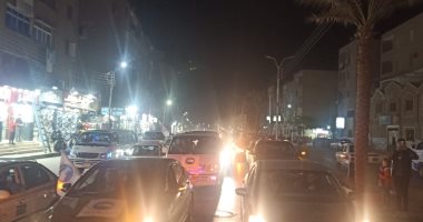 مسيرة ليلية بالسيارات ببنى سويف لحث المواطنين على المشاركة بالانتخابات.. صور