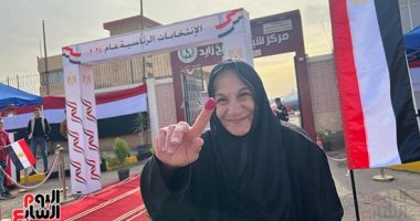 إقبال كثيف فى لجان مدينة الشيخ زايد للتصويت بالانتخابات الرئاسية