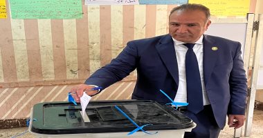 النائب علاء ناجى يدلى بصوته بانتخابات الرئاسة: انتخبت السيسى لاستكمال البناء