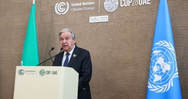 أمين عام الأمم المتحدة لـ"cop28": توافق الدول على التخلص التدريجى من الوقود الأحفورى أمر أساسى لنجاح المؤتمر