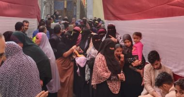 المرأة تقدم ملحمة فى لجان أبو رجوان بالانتخابات الرئاسية.. صور