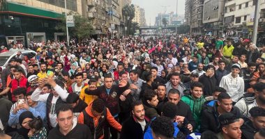 مسيرة شبابية حاشدة بشارع التحرير بالدقى للحث على المشاركة بانتخابات الرئاسة