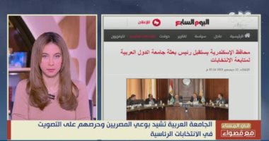 رئيس بعثة الجامعة العربية لمتابعة الانتخابات الرئاسية: الإشراف القضائى عكس الشفافية