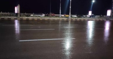 هطول أمطار مسائية على مناطق متفرقة فى الإسكندرية.. فيديو وصور