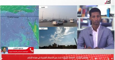 تفاصيل حالة الطقس الفترة القادمة فى تغطية "تليفزيون اليوم السابع".. فيديو