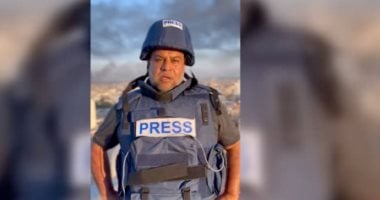 إصابة الصحفي الفلسطينى وائل الدحدوح برصاص قوات الاحتلال الغاشم 