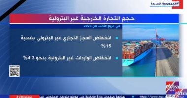 إكسترا نيوز تعرض تقريرا يرصد حجم التجارة الخارجية غير البترولية في مصر