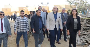 محافظ بنى سويف يتفقد مشروع تطوير ورفع كفاءة قصر ثقافة شرق النيل