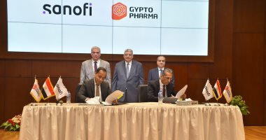 توقيع اتفاقية بين شركة سانوفى مصر وجيبتو فارما لتوطين صناعة المستحضر الدوائي (بلافيكس®)