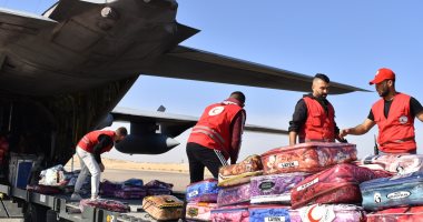 الهلال الأحمر: فرق التطوع تعمل على مدار الساعة لتجهيز ونقل المساعدات لغزة