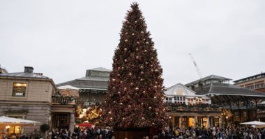 توافد البريطانيين على سوق عيد الميلاد فى لندن 