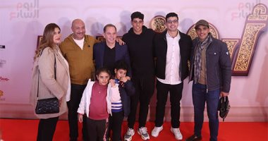 رامي إمام وأيمن وتار أول حضور العرض الخاص لفيلم "أبو نسب"