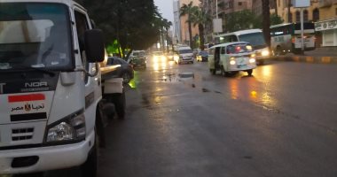 محافظ الجيزة يشدد على سرعة شفط تراكمات الأمطار بأحياء ومدن المحافظة