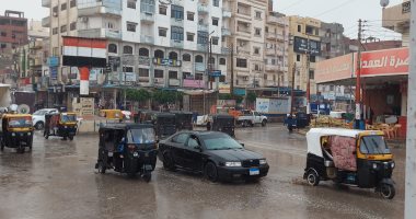 سقوط الأمطار على القنطرة غرب بمحافظة الإسماعيلية.. فيديو وصور