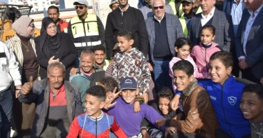 محافظ بورسعيد ورئيس الجهاز المركزي للتعمير يتفقدان سوق "الهنا" الحضاري الجديد