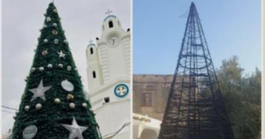 لبنان يستنكر حرق شجرة الميلاد فى "الميناء"