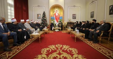 الإمام الأكبر والبابا تواضروس يتفقان على تشكيل لجنة لمتابعة الأوضاع فى غزة