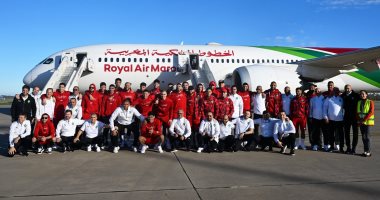 منتخب المغرب يطير إلى كوت ديفوار للمشاركة فى أمم أفريقيا 2023.. صور